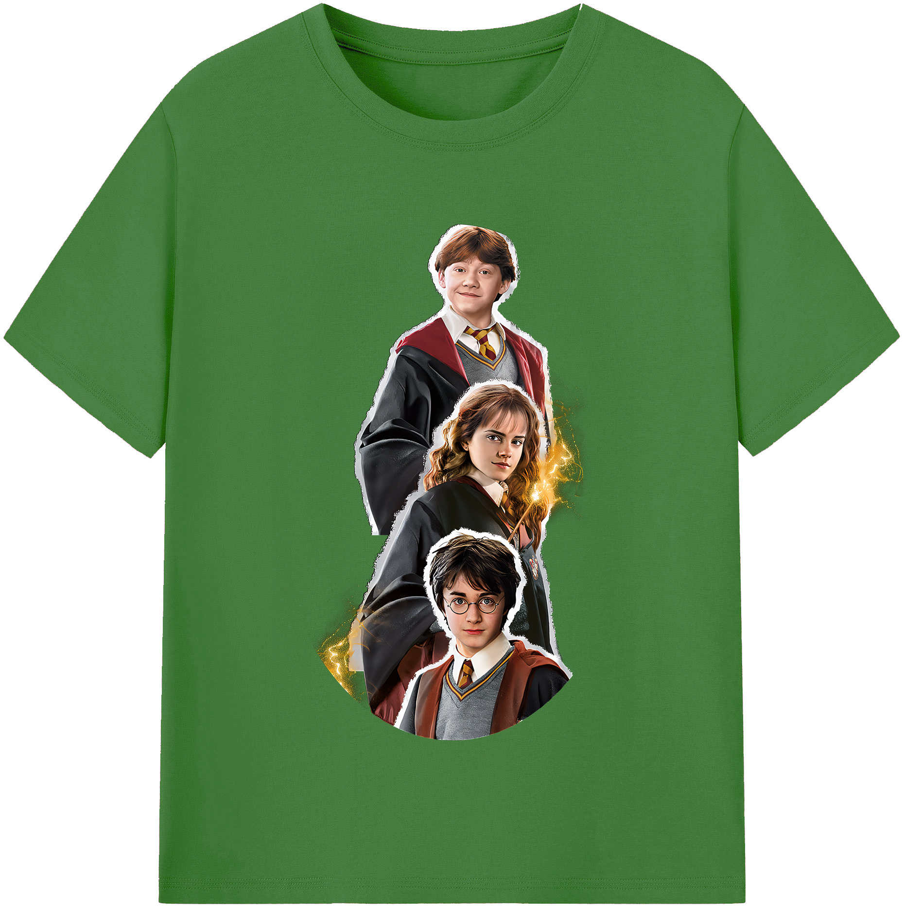（画像用） Harry Potter ハリー・ポッターシリーズ レディースカジュアルプリントTシャツ（綿100％）